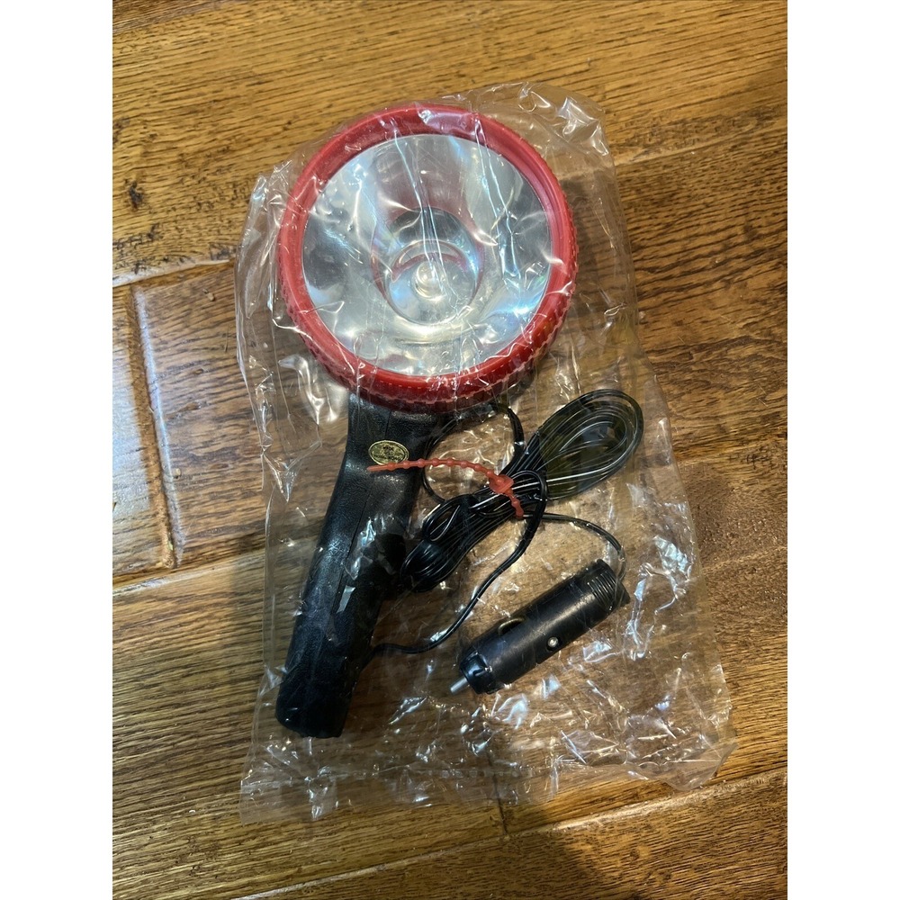 Hand Held Black Spot Light 12V Car, Boat, Truck any use Corded Cigarette lighter